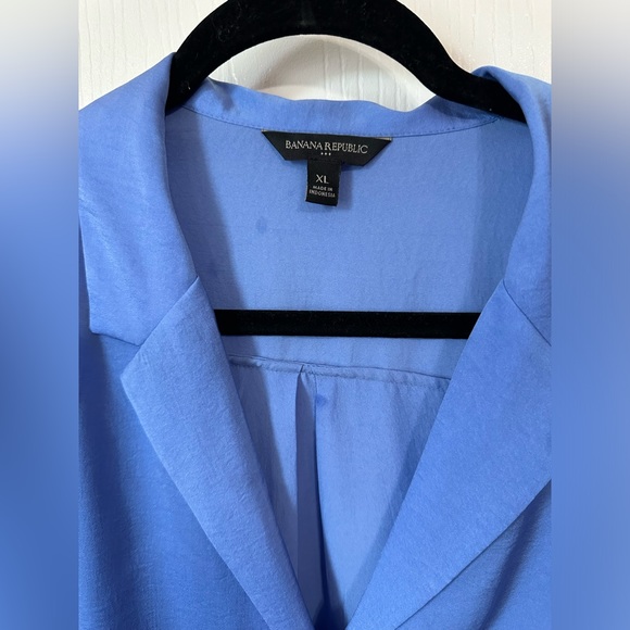 Banana Republic Button Down Satin Blouse - Picture 3 of 8